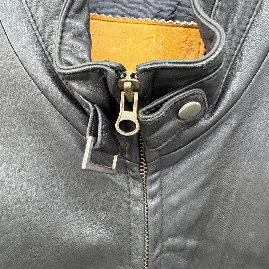 블랙 양가죽 자켓 라이더 스타일 남성 M 상품이미지4