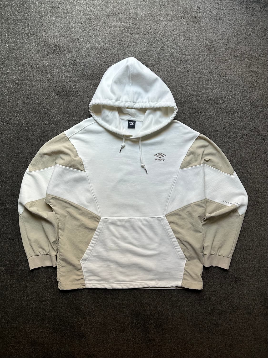 엄브로 배색 후드티 L 상품이미지1