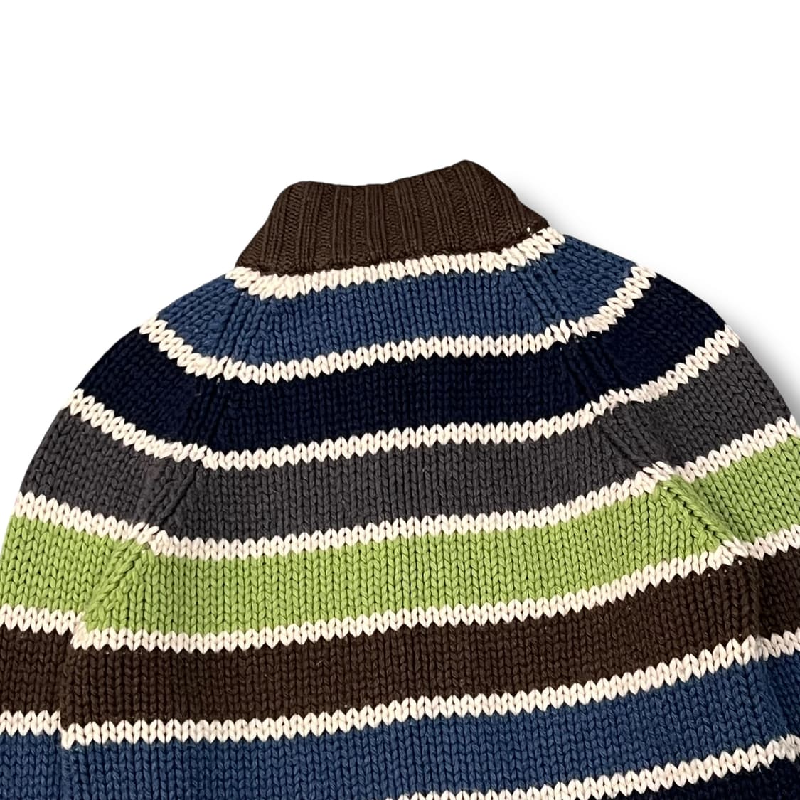  베네통 스트라이프 니트 집업 y14130 상품이미지6