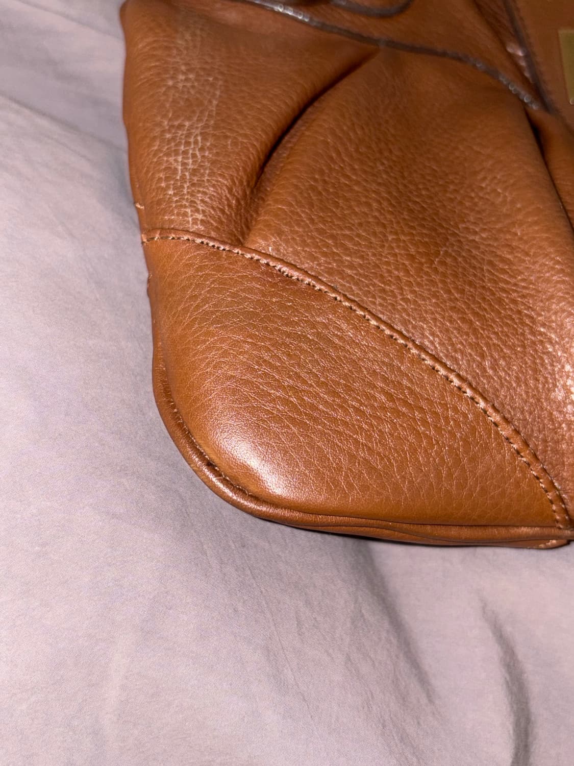 페라가모 소가죽 숄더백 브라운 상품이미지3