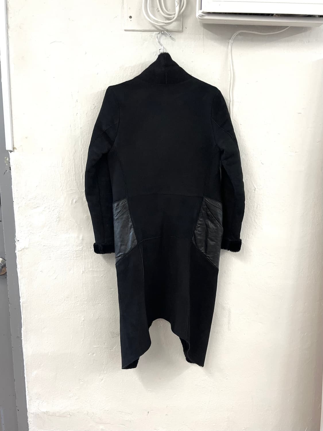 조르지오 브라토 램스킨 퍼 무스탕 드레이프 코트 상품이미지7