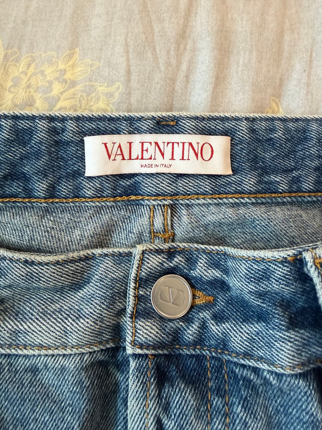 [31인치] 발렌티노 와이드 데님 팬츠 상품이미지2