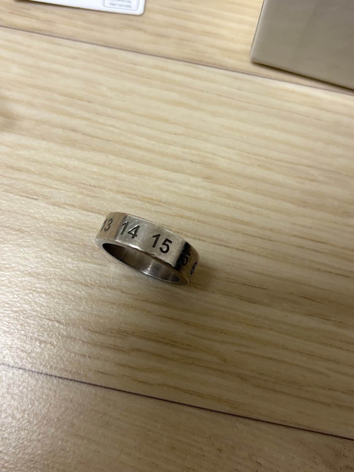 메종 마르지엘라 넘버링 반지 실버 목걸이가능 상품이미지5