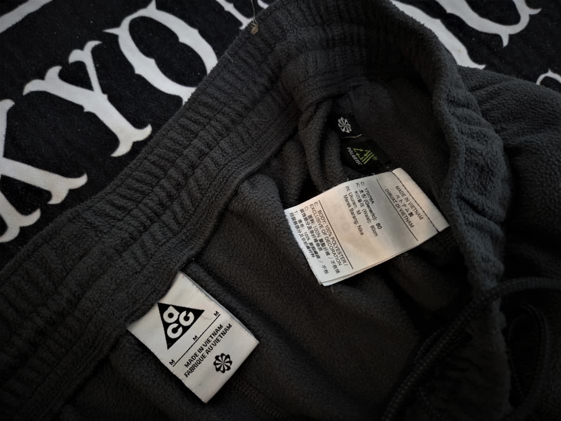 ACG 폴라텍 울프 트리 팬츠 앤트러사이트 블랙 아시아 M 팝니다. 상품이미지4