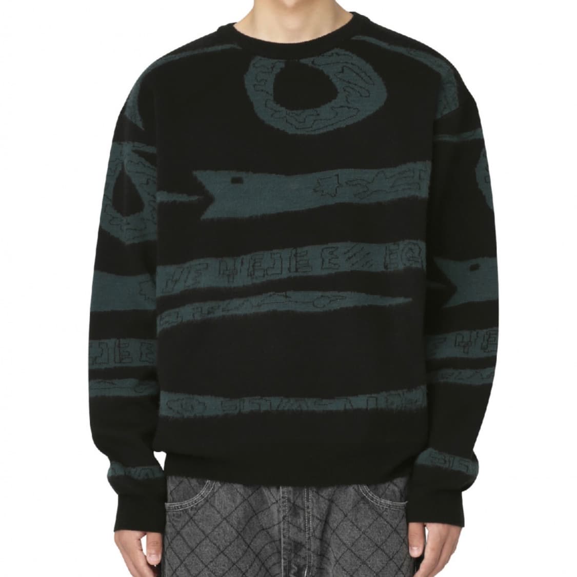 예스아이씨 니트 YESEYESEE SN-Logo Knit 상품이미지2