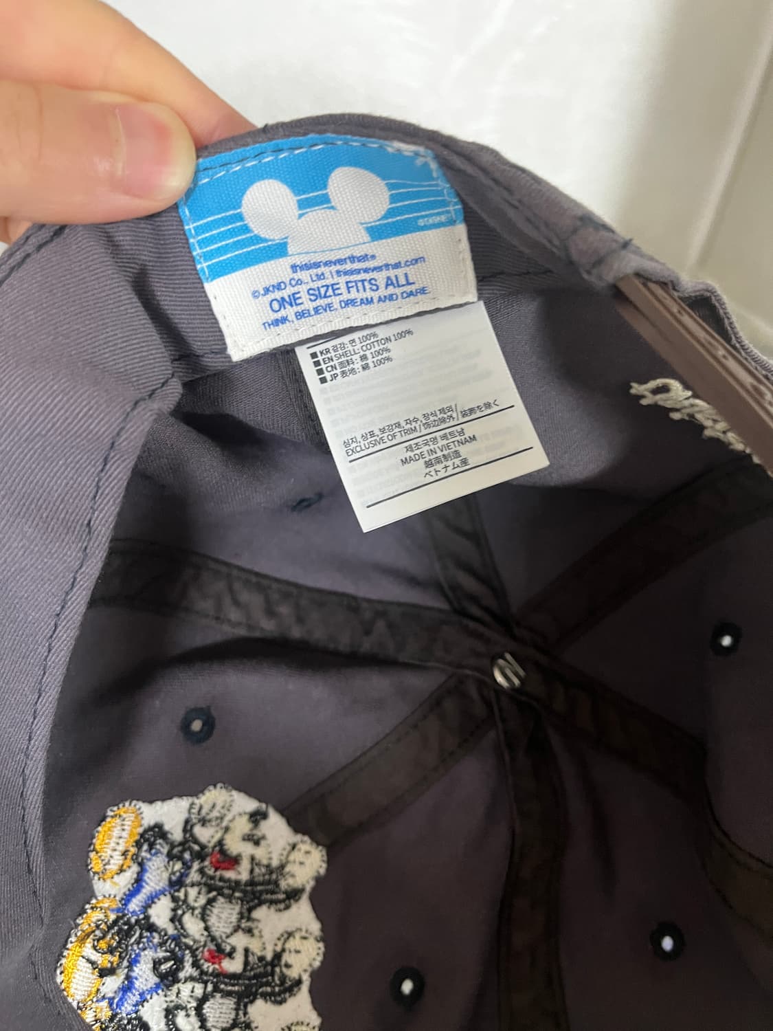 디스이즈네버댓 디즈니 콜라보 볼캡 상품이미지3