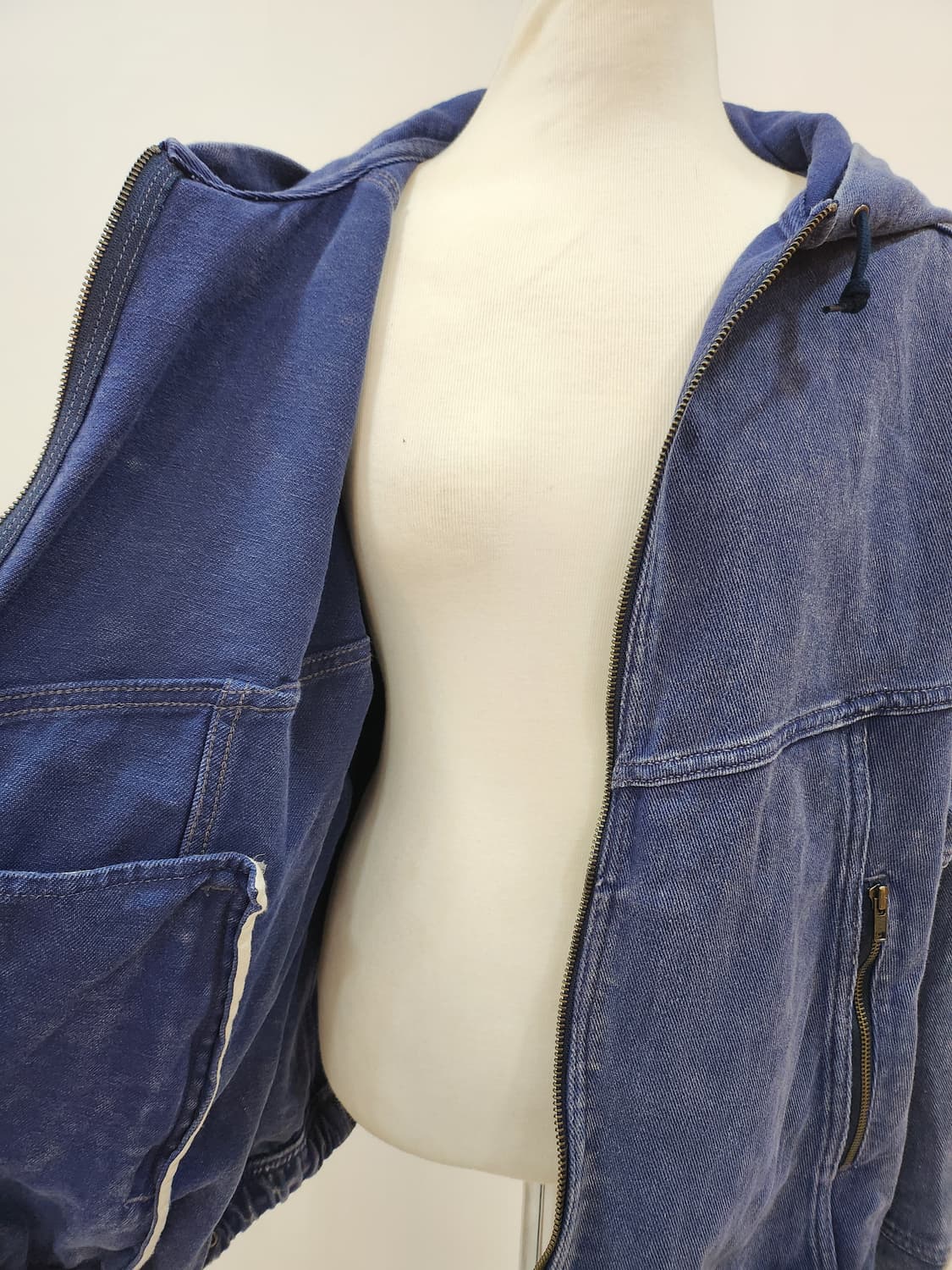 빔즈 데님 후드 집업 상품이미지5