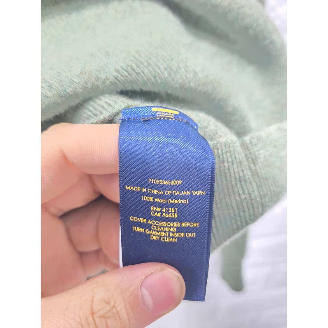 택포_ 폴로 랄프로렌 하프집업 니트 M 상품이미지3