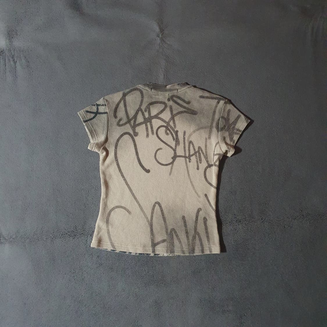 Sankuanz 산쿠안즈 에어스프레이 그래피티 베이비 반팔 티셔츠 S 상품이미지5