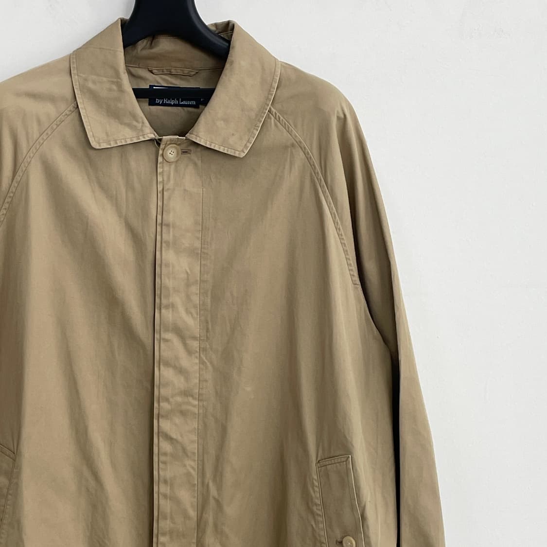 폴로 랄프로렌 코튼 베이지 싱글 레글런 코트 상품이미지3