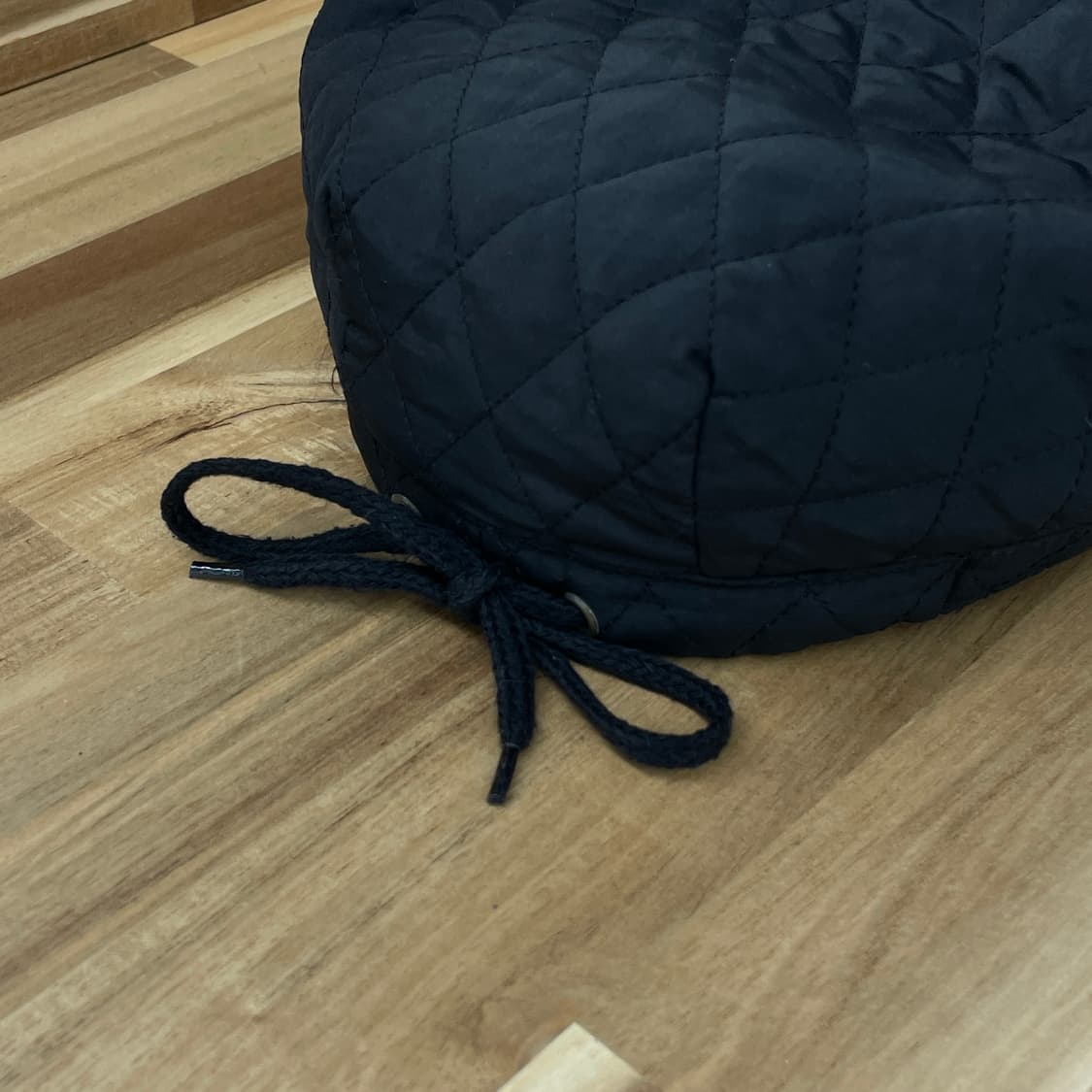 본더치 블랙 자수 퀼팅캡 상품이미지3