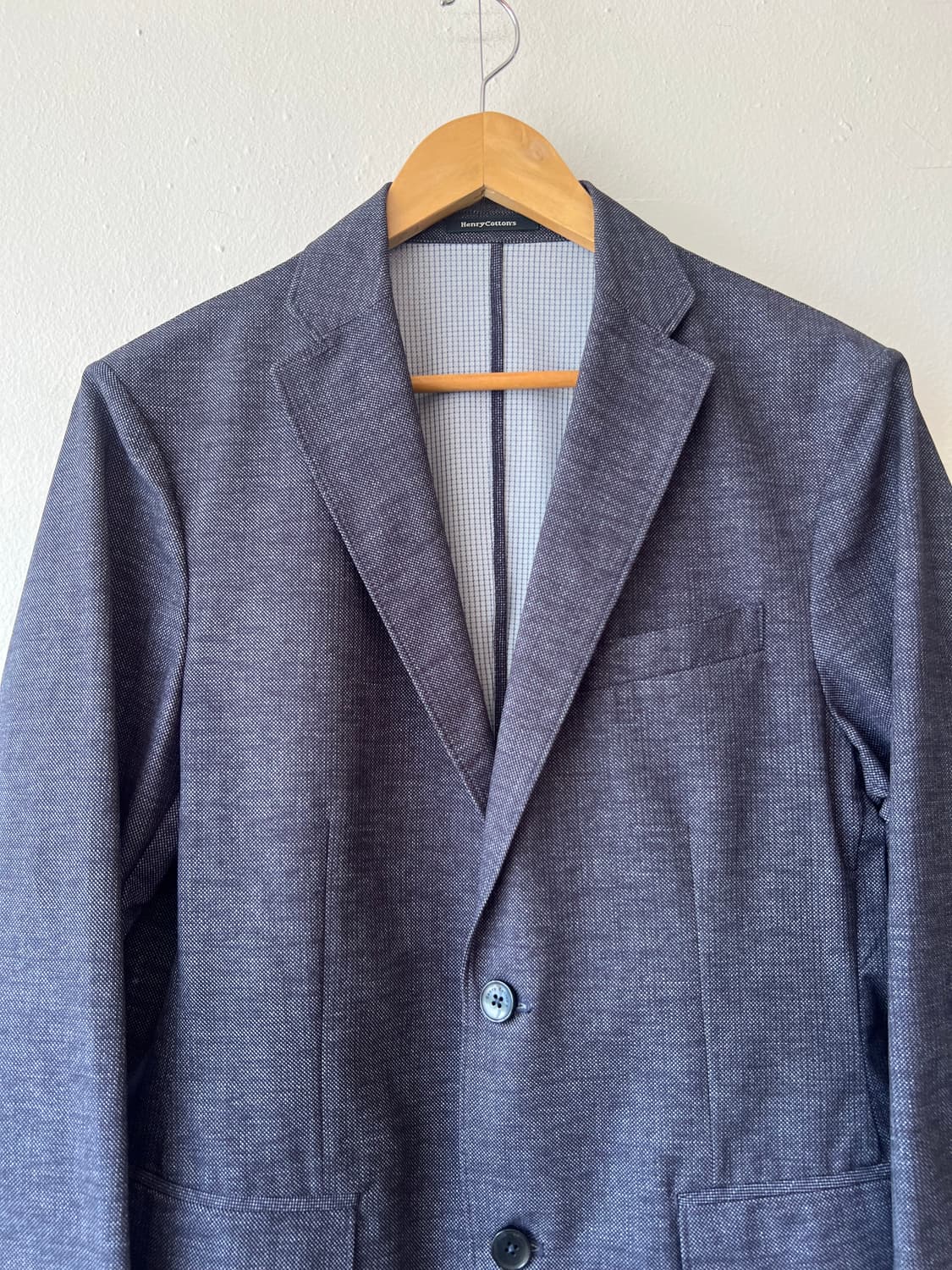 헨리코튼 남성 보카시네이비 간절기자켓 싱글자켓 상품이미지1