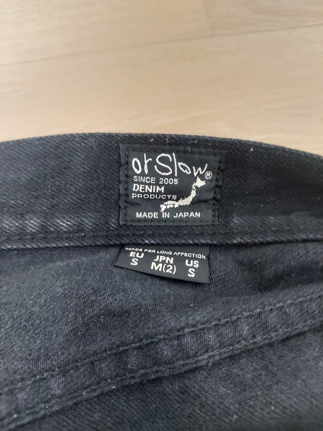 오어슬로우 orslow 107w 흑청 상품이미지6