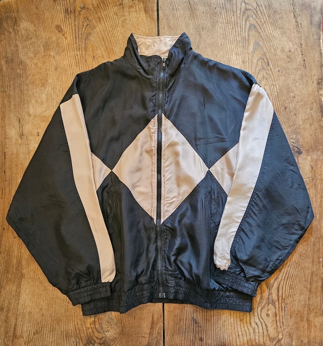 90s 빈티지 실크 윈드 브레이커  상품이미지1