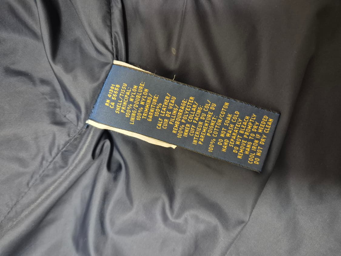 폴로 랄프로렌 네이비 퀼팅 자켓 L 105 상품이미지5