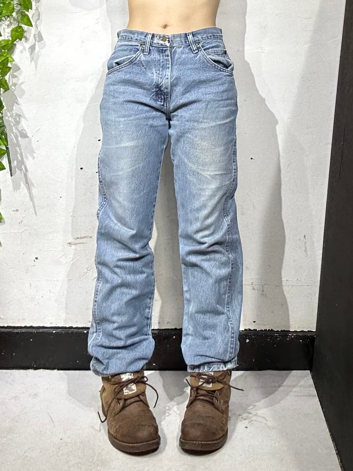 90s 랭글러 오리지널 와이드 연청 데님 청바지  상품이미지2