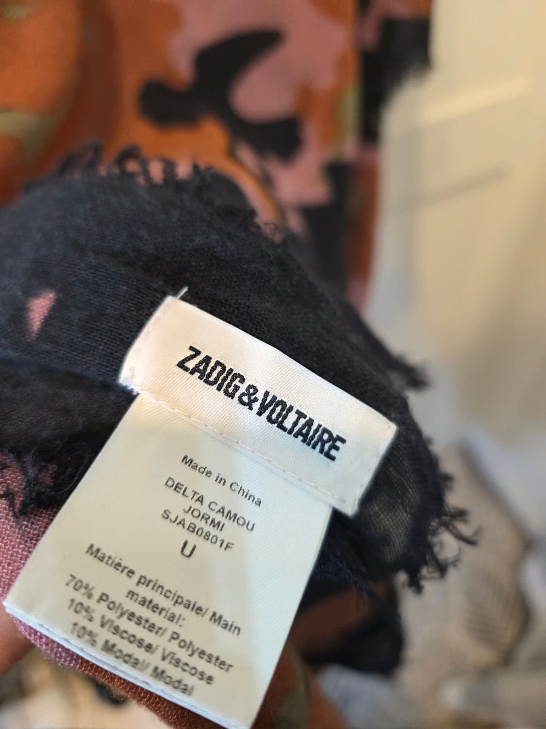 자딕앤볼테르 델타카모 스카프 상품이미지6