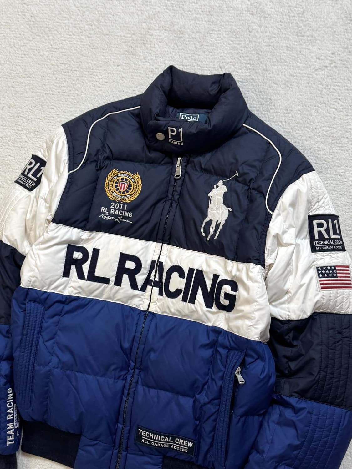 폴로 빅포니 레이싱 자켓 패딩 상품이미지1