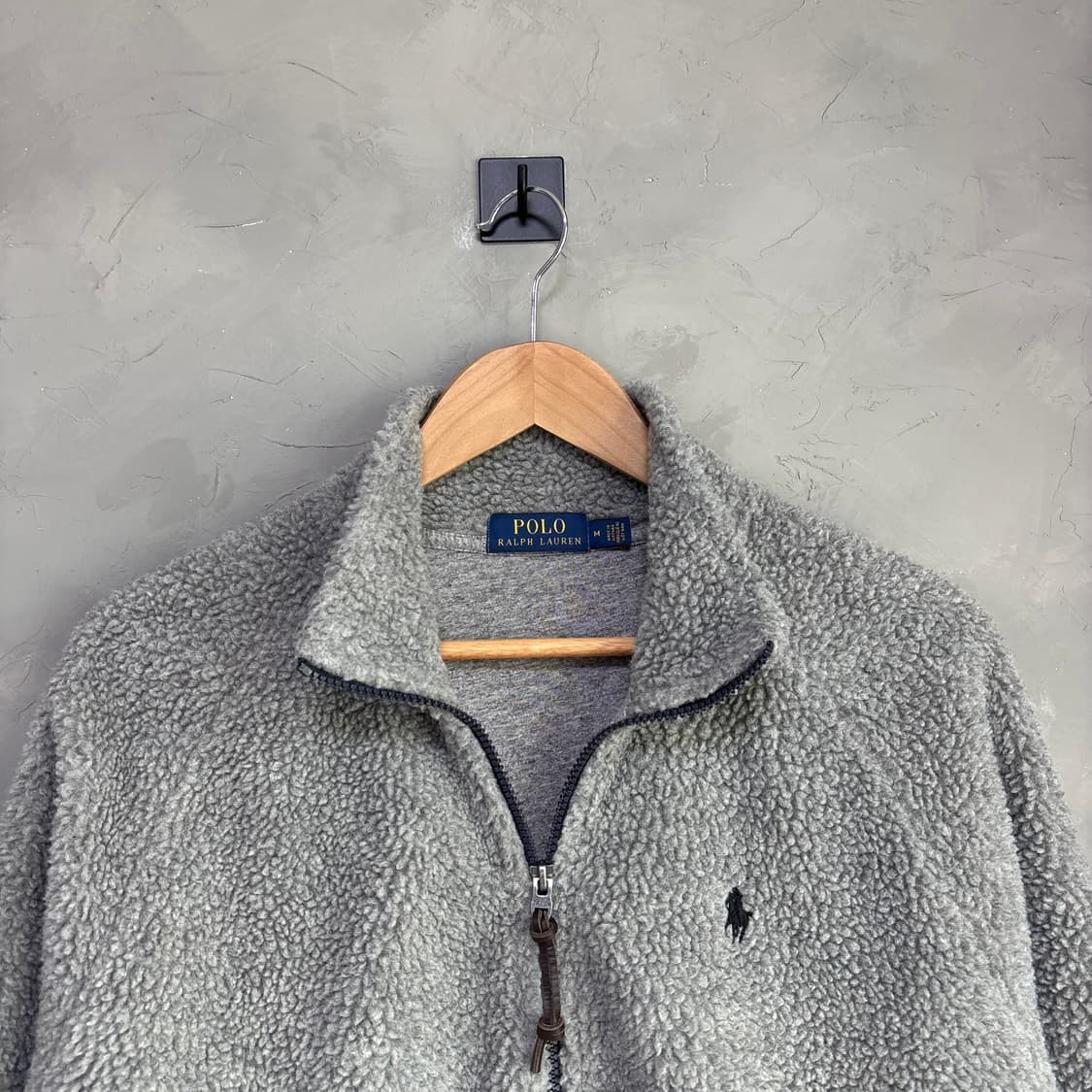 폴로 랄프로렌 플리스 집업 그레이 상품이미지2