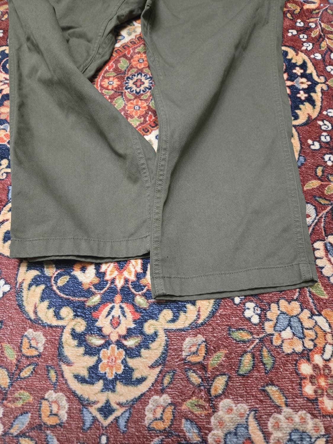 그라미치 루즈 테이퍼드 팬츠 올리브 (ASIA M) 상품이미지4