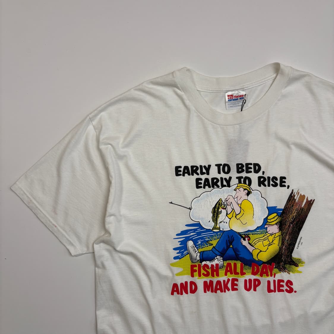 [XL] Hanes EARLY TO BED T-shirt 상품이미지2