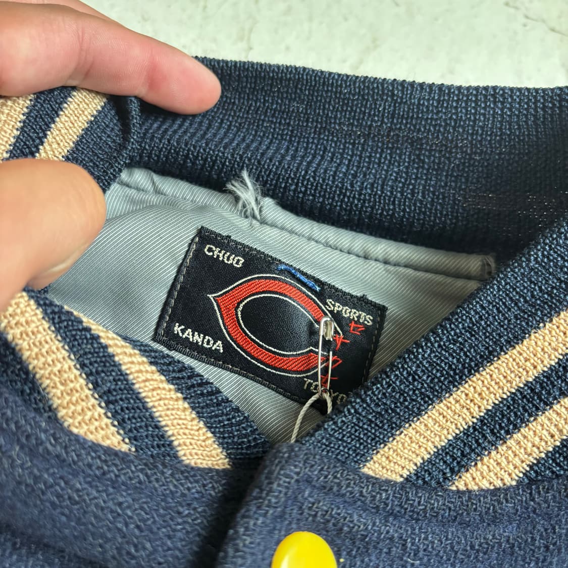 Chuo Sports Kanda Tokyo 빈티지 바시티 자켓 M 상품이미지8