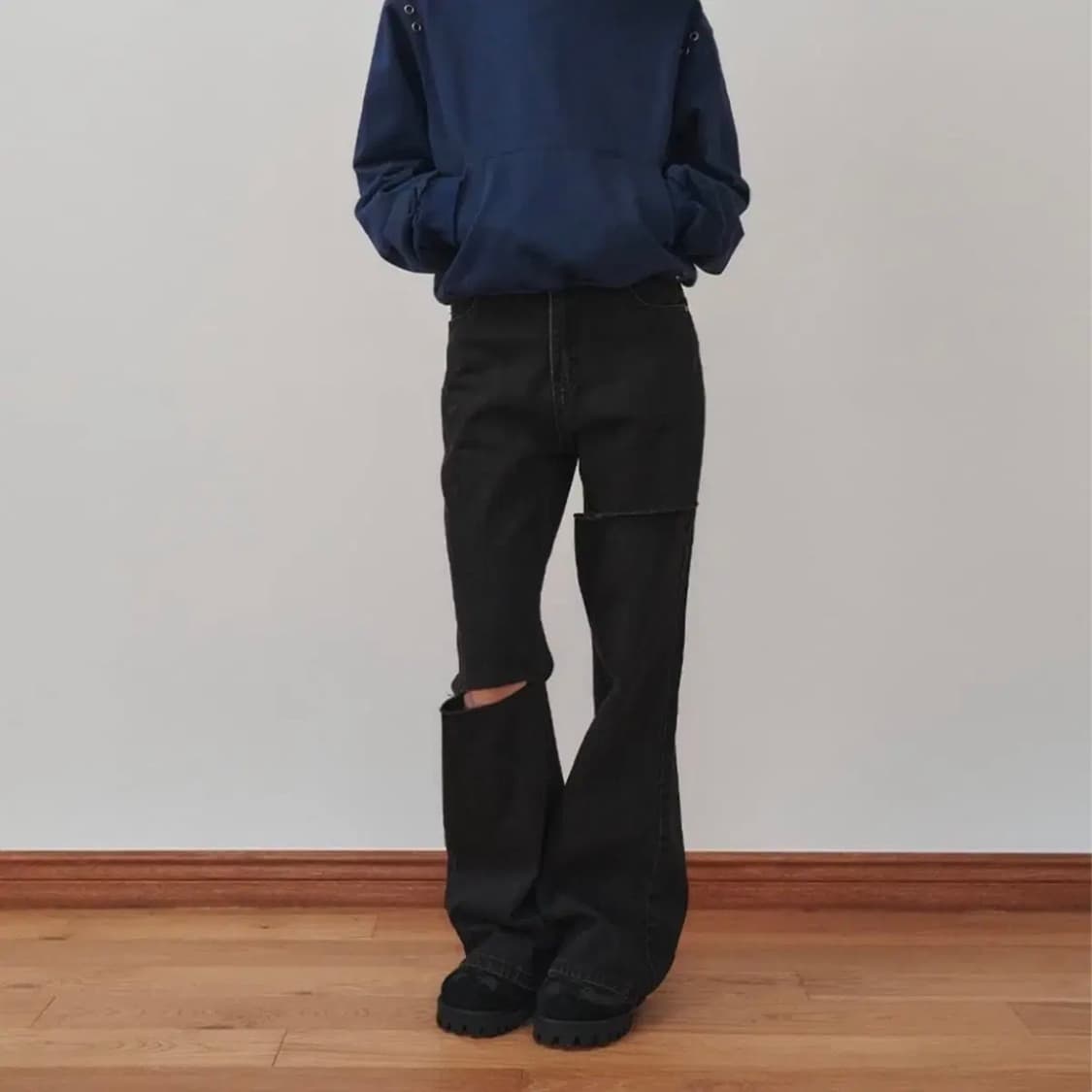플리즈프로젝트 RELAXED BOOT CUT DENIM 부츠컷데님 상품이미지1