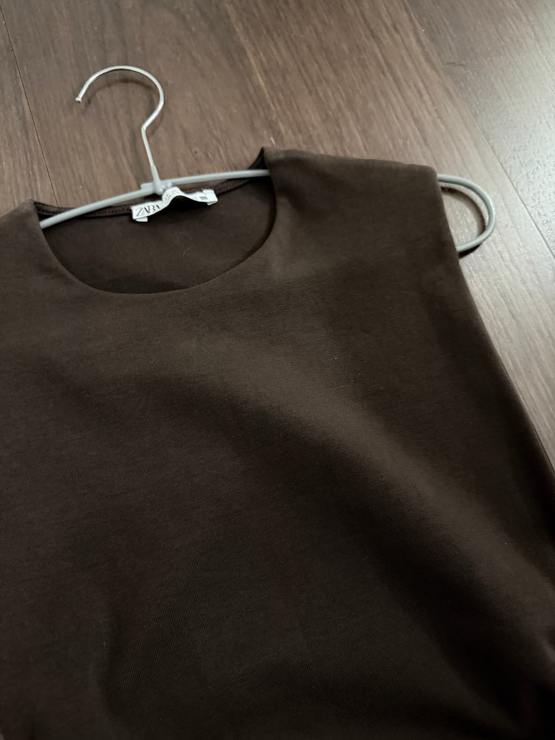 자라 초콜릿브라운 민소매 롱 원피스 상품이미지3