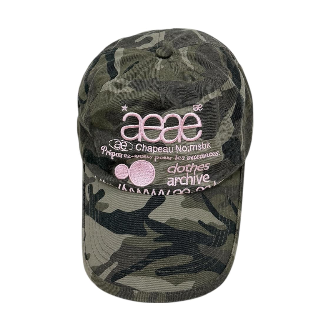 aeae 에이에이에이 밀리터리 카모 볼캡 모자 상품이미지1