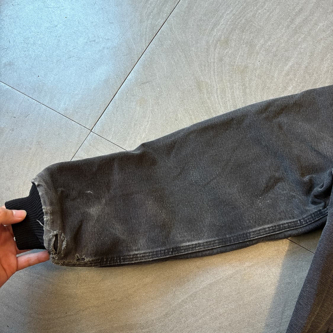 90년대 미국 생산 칼하트 블랙 액티브 자켓 상품이미지6