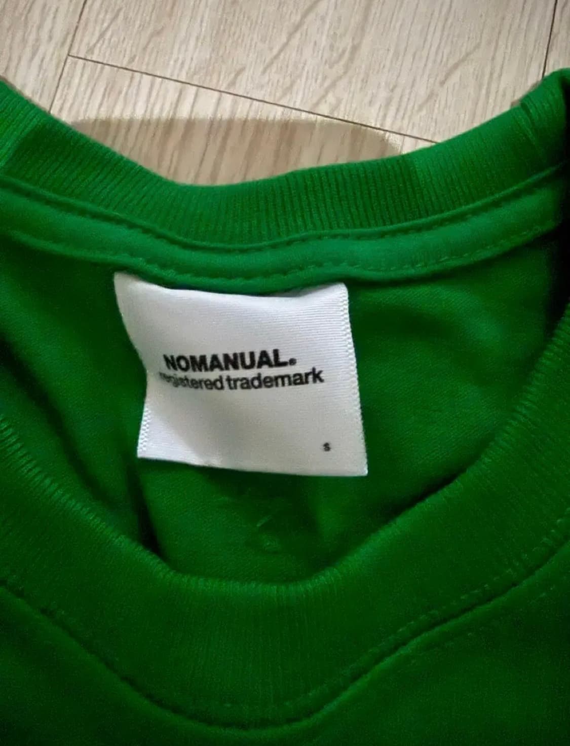 노매뉴얼 반팔티 S 상품이미지2