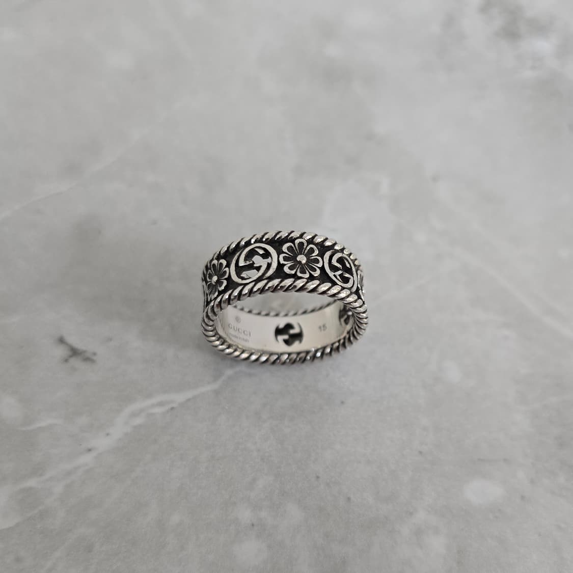 구찌 플라워 링 반지 15호 판매 상품이미지2