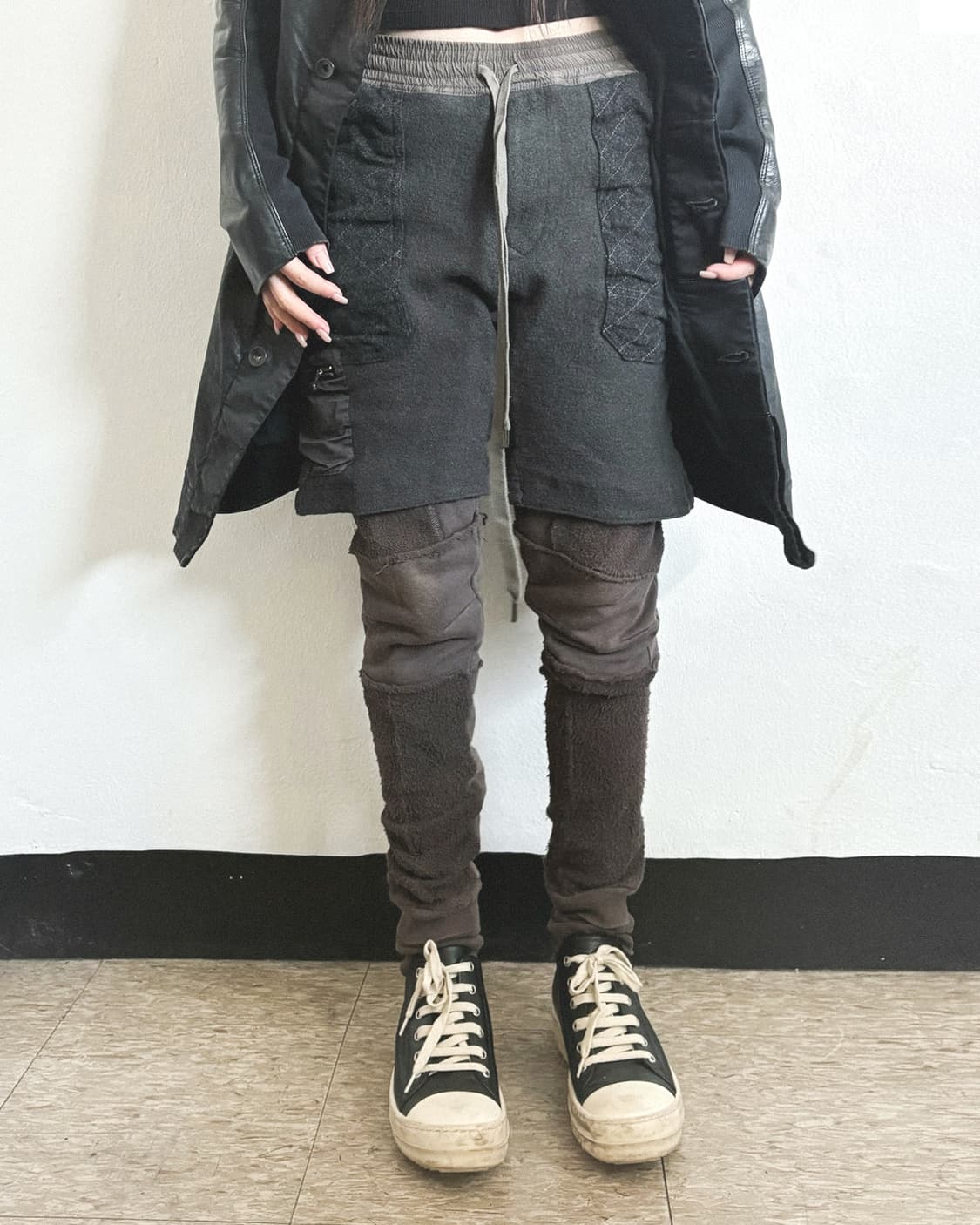 wizzard jpn 아방가르드 축융 울 레이어드팬츠 상품이미지3