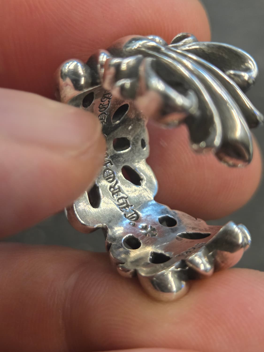 정품 크롬하츠 더블 플로랄링 상품이미지9