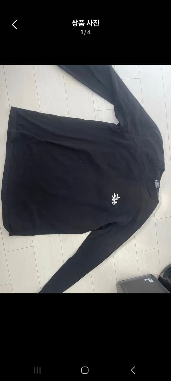 스투시베이직스투시롱슬리브긴팔티.    M/L 상품이미지1