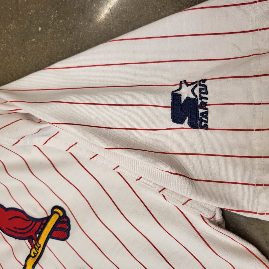 90s 스타터 MLB 세인트루이스 카디널스 야구 저지 상품이미지5