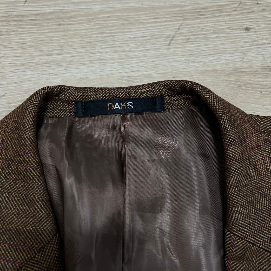 닥스 모직 싱글 블레이저 정장자켓 [브라운] 97-85-175(M/95) 상품이미지4