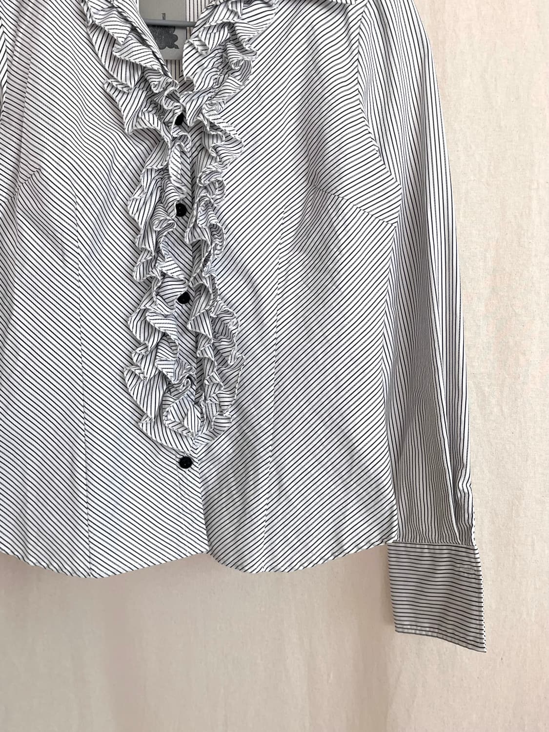 Midori K Plan Stripe Blouse 상품이미지4
