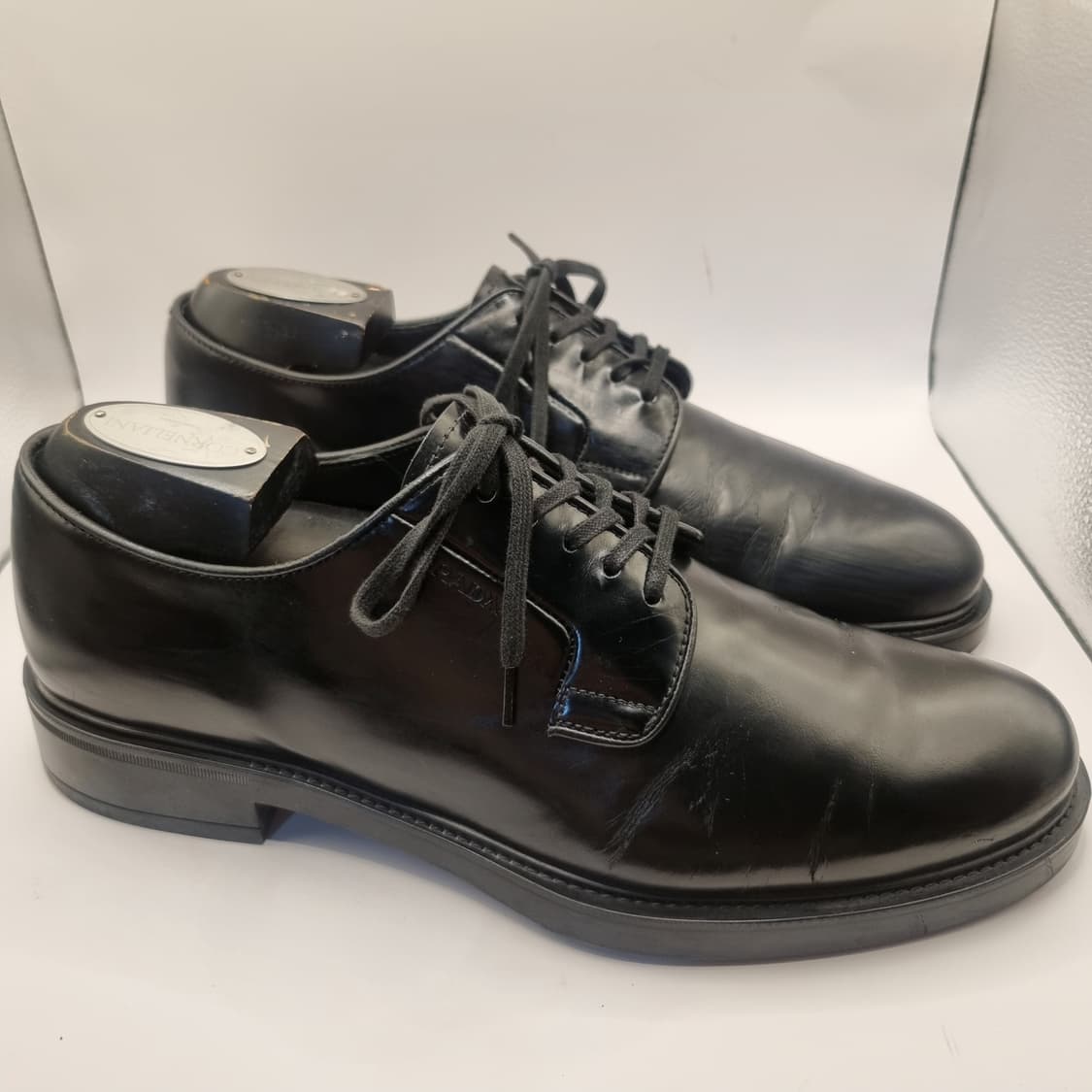 프라다더비슈즈 uk8 상품이미지3