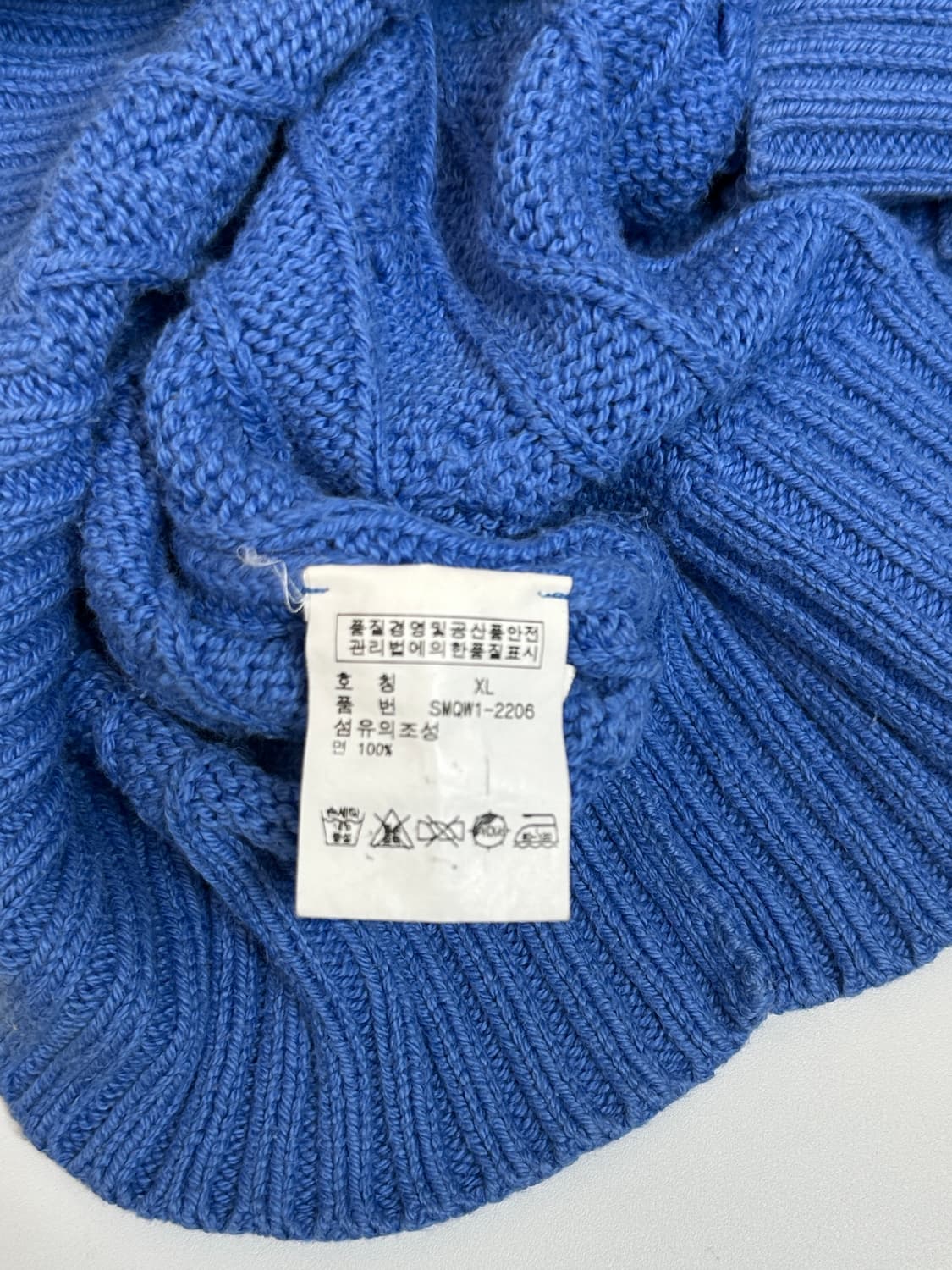 Polo 폴로 랄프로렌 피미코튼 케이블 니트 XL 상품이미지4