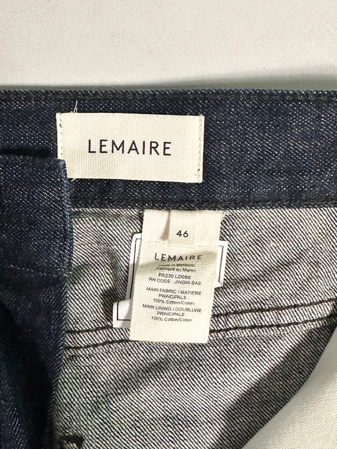 르메르 Lemaire 심리스 진 46 상품이미지4