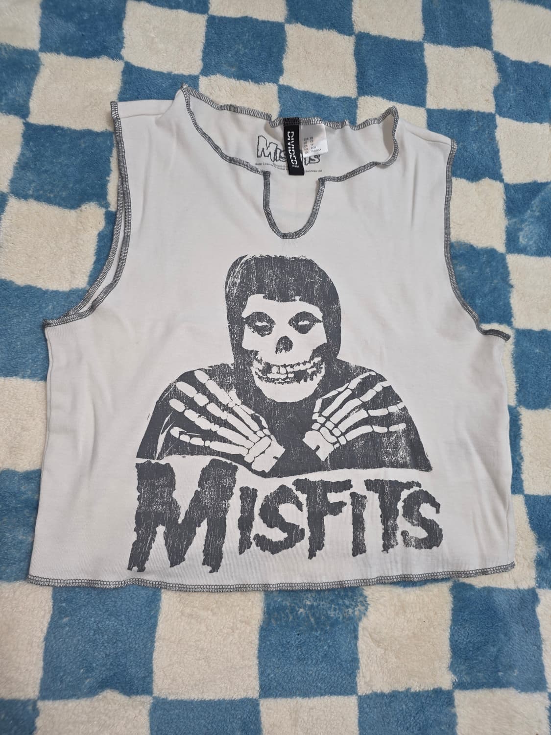 MISFITS 크롭 민소매 티셔츠 상품이미지3