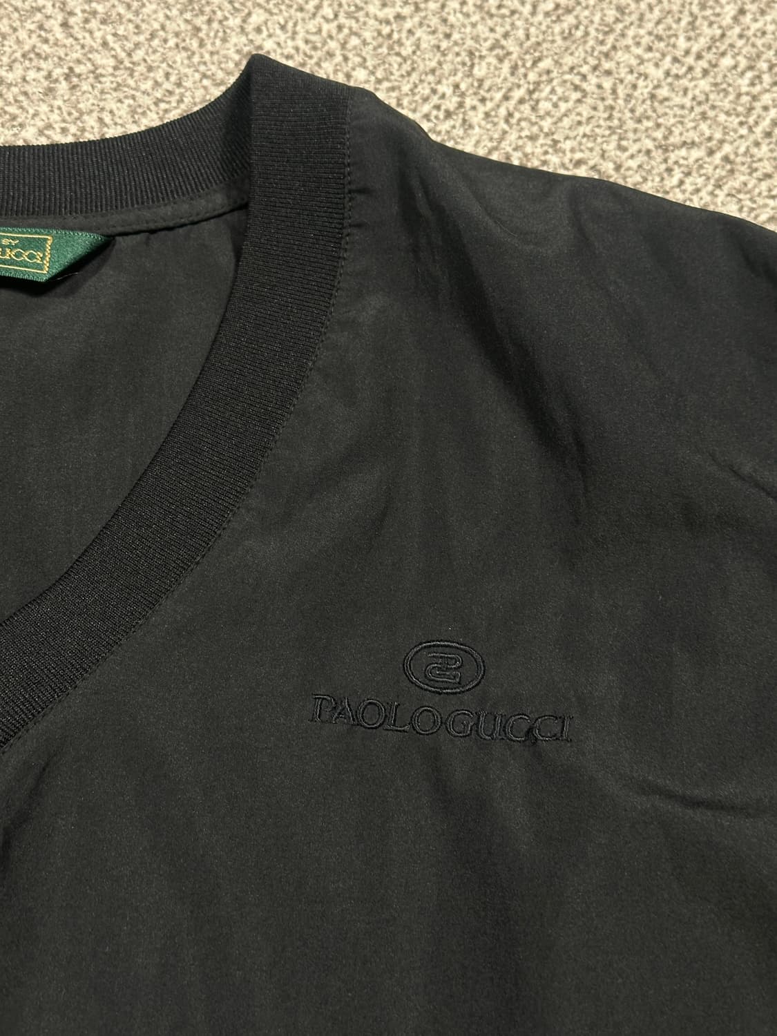 파올로구찌 블랙 풀오버 웜업 상품이미지4