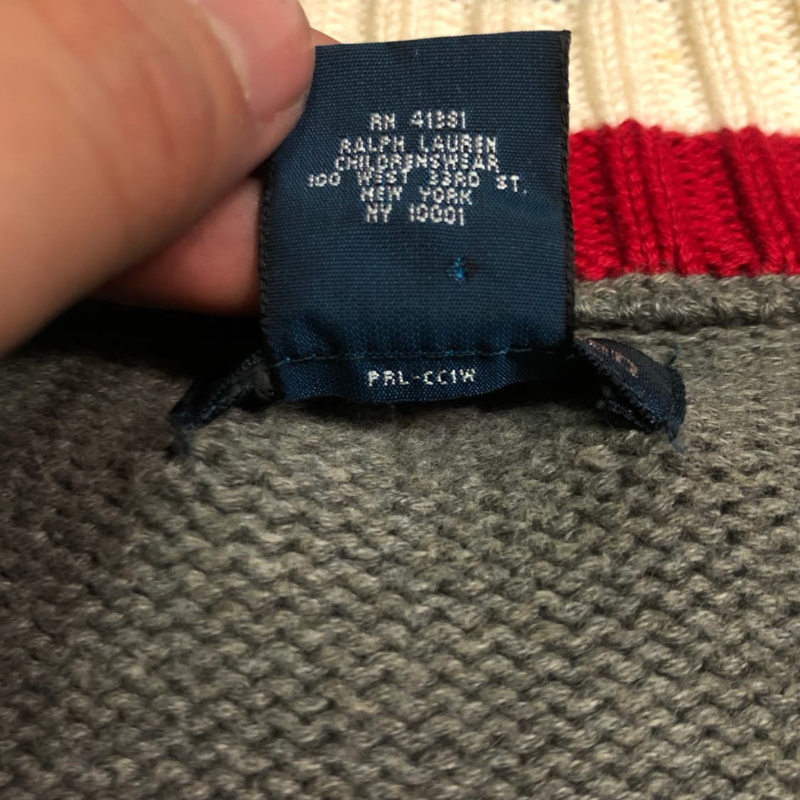 폴로 랄프로렌 빅포니 그레이 집업 상품이미지5