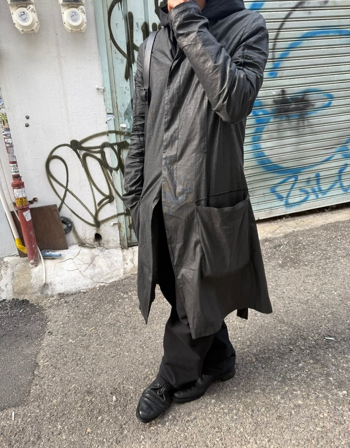 Lost&&Found 린넨 코트 상품이미지5