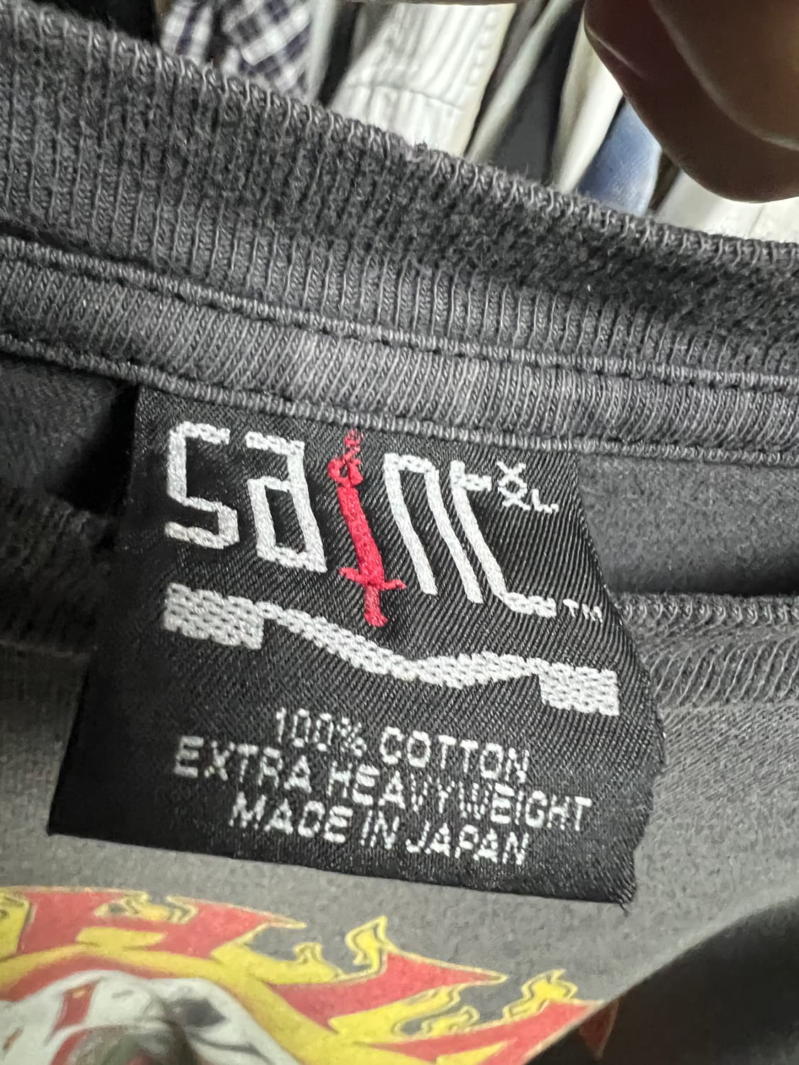 [XXL] 세인트미카엘x베이프 건즈 반팔 티셔츠 풀구성 상품이미지3