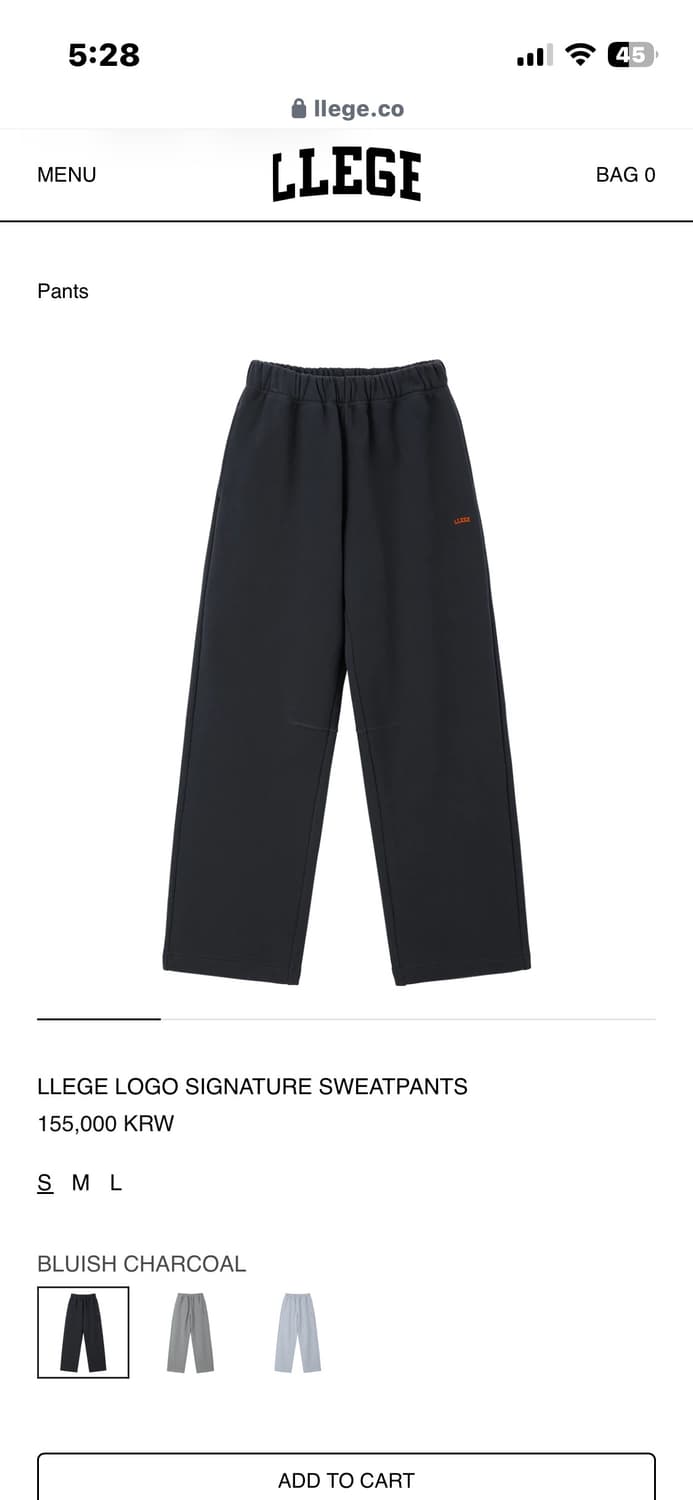 LLEGE 스웻팬츠 상품이미지2