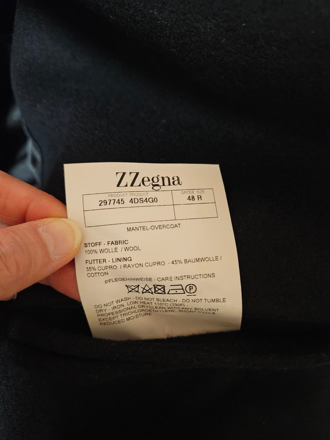 [명품] Z Zegna 울 코트 상품이미지6