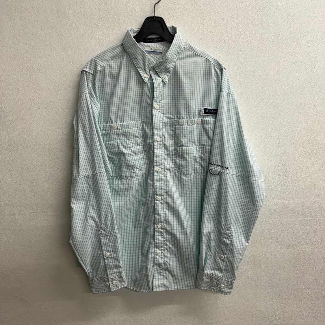 (콜롬비아)컬럼비아 columbia pfg 체크 낚시 셔츠 m 상품이미지1