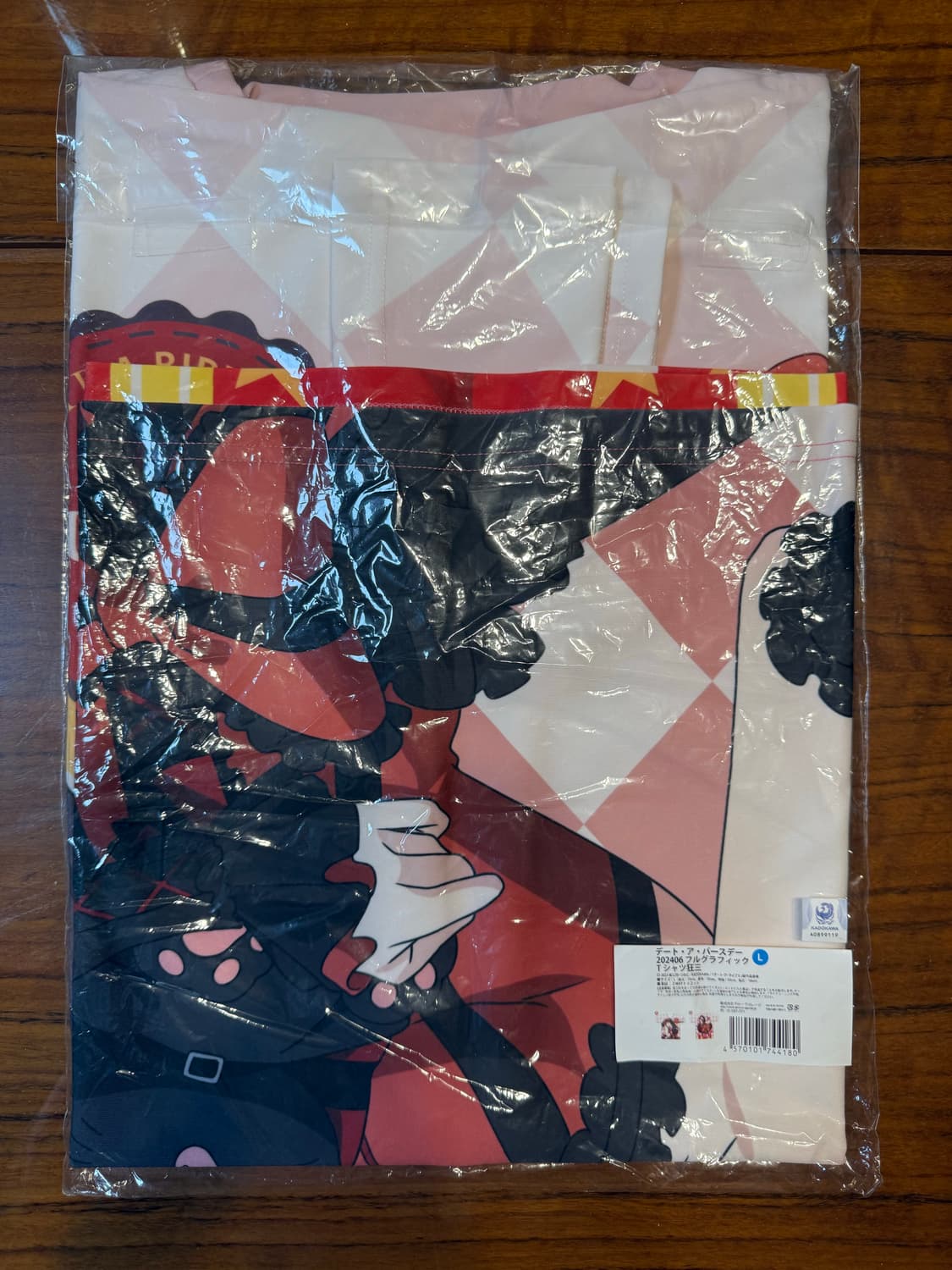 데이트 어 라이브 쿠루미 생일 한정 풀 그래픽 티셔츠 (L) 상품이미지4